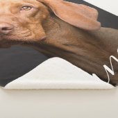 Couverture Sherpa Photo personnalisée Nom de l'animal (3/4)