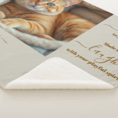 Couverture Sherpa Photo Pet Memorial Sherpa Blanket (3/4)