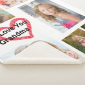 Couverture Sherpa Photo Sherpa Blanket pour grand-mère (3/4)
