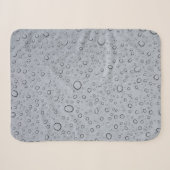 Couverture Sherpa Photographie de focalisation sélective des gouttel (Devant (Horizontal))