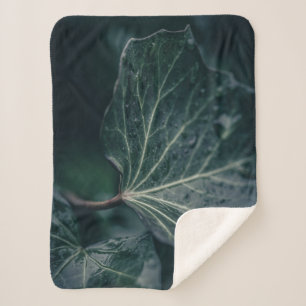 Couverture Sherpa Photographie de la nature jaune d'ivoire foncé