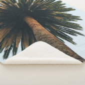 Couverture Sherpa Photographie de l'oeil de ver de palmier (3/4)