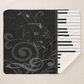 Couverture Sherpa Piano fantasque et notes musicales (Devant (Horizontal))