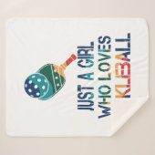 Couverture Sherpa Pickleball femmes arc-en-ciel (Devant (Horizontal))