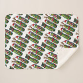 Couverture Sherpa Picks de vacances de Noël Sherpa Blanket (Devant (Horizontal))