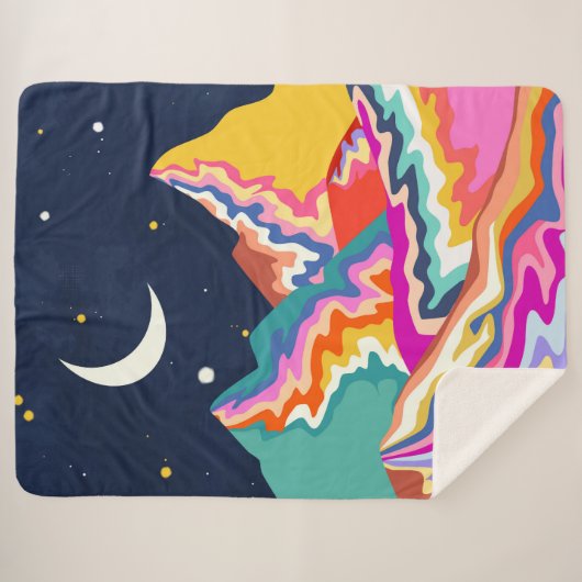 Couverture Sherpa Pics chromatiques (Devant (Horizontal))