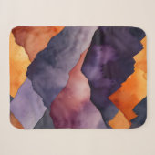 Couverture Sherpa Pics Peints (Devant (Horizontal))