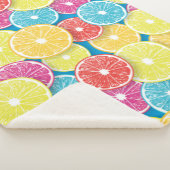 Couverture Sherpa Pièces de fruits d'agrumes (3/4)