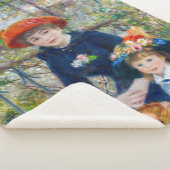 Couverture Sherpa Pierre-Auguste Renoir - Deux soeurs sur la terrass (3/4)