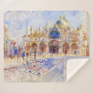 Couverture Sherpa Pierre-Auguste Renoir - Venise, Piazza San Marco