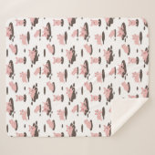 Couverture Sherpa Piglets Blanche Sherpa (Devant (Horizontal))