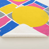 Couverture Sherpa Pinceau Abstrait Rétro (14) (3/4)