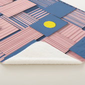 Couverture Sherpa Pinceau Abstrait Rétro (5) (3/4)