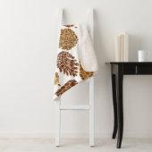 Couverture Sherpa Pine cones seamless pattern (En situation)