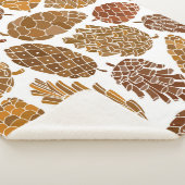 Couverture Sherpa Pine cones seamless pattern (3/4)