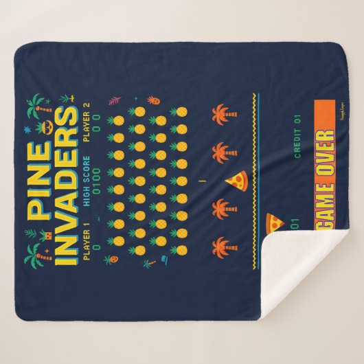 Couverture Sherpa Pine Invaders-Pineappy Empire Retro Games Series (Devant (Horizontal))