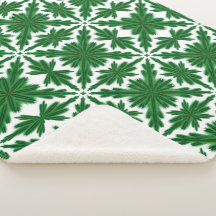 Pine Mandala Sherpa Blanket (3 Tailles)