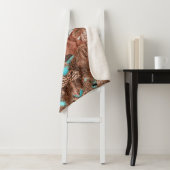 Couverture Sherpa Pine Stag Sherpa Blanket bleu clair (En situation)