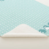 Couverture Sherpa Pingouin bleu (3/4)