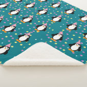 Couverture Sherpa Pingouin de la fête (3/4)