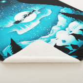 Couverture Sherpa Pingouin personnalisé | Carte Anniversaire (3/4)