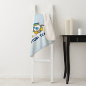 Couverture Sherpa Pingouins à neige (En situation)