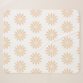 Couverture Sherpa Pink flowers pattern. art,artwork,background,bloom (Devant (Horizontal))