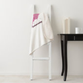 Couverture Sherpa Pink Ribbon Sensibilisation au cancer du sein (En situation)