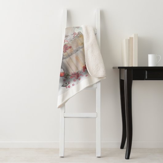 Couverture Sherpa "Pipa & Marlow" Boganhues print (En situation)