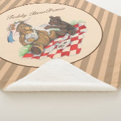 Couverture Sherpa Pique-nique Teddy Bear (3/4)