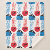 Couverture Sherpa Pirate Jellyfish, Motif de méduses, Sea Animaux (Devant)