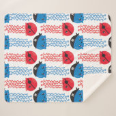 Couverture Sherpa Pirate Jellyfish, Motif de méduses, Sea Animaux (Devant (Horizontal))