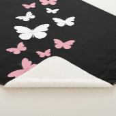Couverture Sherpa Piste de Papillon de Fierté Transgenre (3/4)