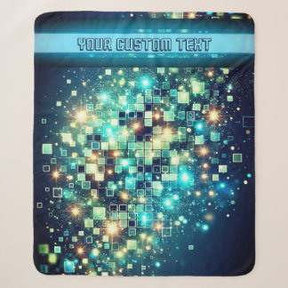 Couverture Sherpa Pixel Bokeh