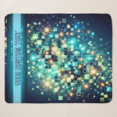 Couverture Sherpa Pixel Bokeh (Devant (Horizontal))