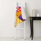 Couverture Sherpa Pixie sur le champignon - Art du pays des merveill (En situation)