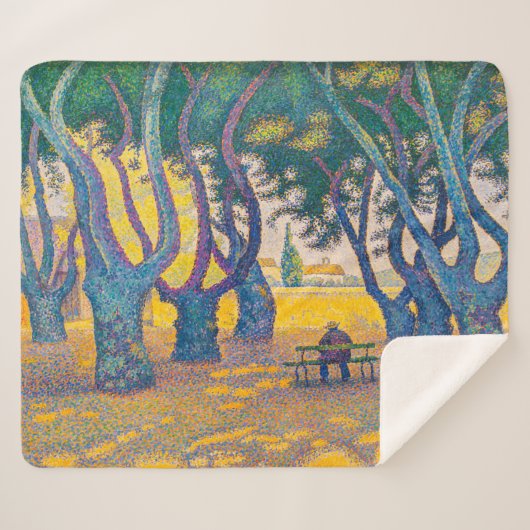 Couverture Sherpa Place des Lices, St Tropez | Paul Signac | (Devant (Horizontal))