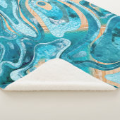 Couverture Sherpa Plage de Marble Ocean (3/4)