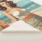 Couverture Sherpa Plage fille 1950 (3/4)