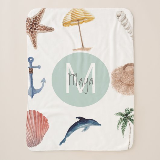 COUVERTURE SHERPA PLAGE SHERPA BLANKET (Devant)