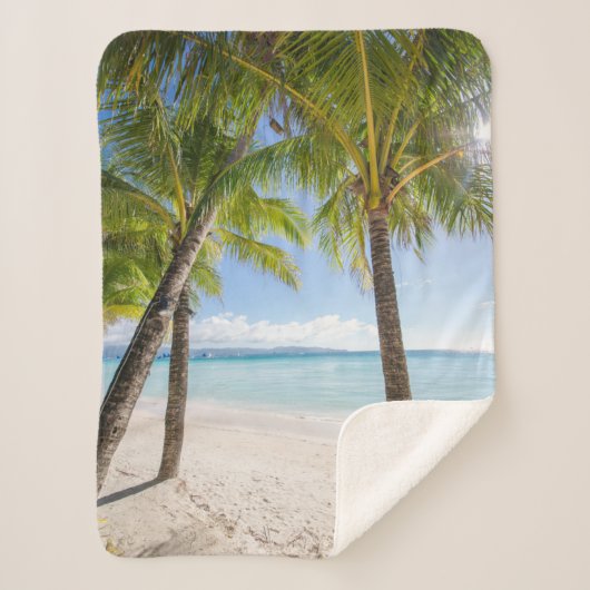 Couverture Sherpa Plages tropicales | Boracay Philippines (Devant)