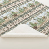 Couverture Sherpa Plaids Ours Lodge (3/4)