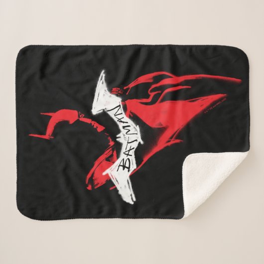 Couverture Sherpa Plan de Batman Spraypaint (Devant (Horizontal))