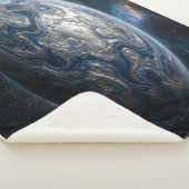 Couverture Sherpa Planète Bleue et Argentée (3/4)