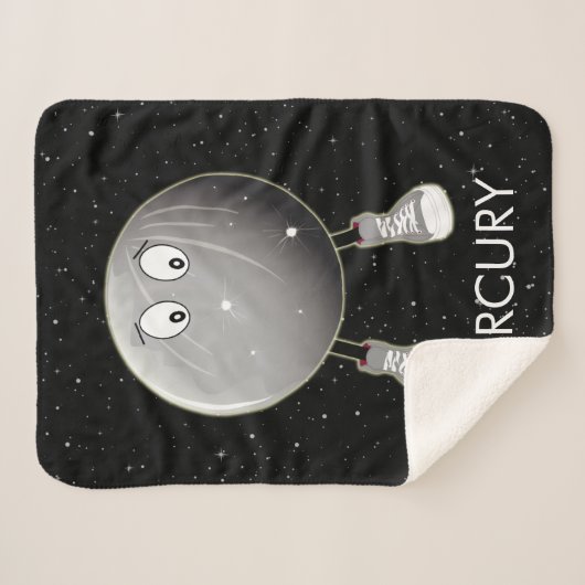 Couverture Sherpa Planète Mercure & Etoiles (Devant (Horizontal))