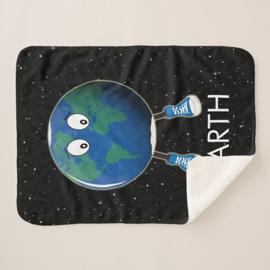 Couverture Sherpa Planète Terre et étoiles (Devant (Horizontal))