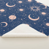 Couverture Sherpa Planètes et étoiles Motif (3/4)