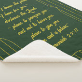 Couverture Sherpa Plans de cadeaux pour pasteur pour vous Écritures (3/4)