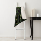 Couverture Sherpa Plante de feuille verte (En situation)