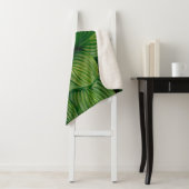 Couverture Sherpa Plante vert (En situation)
